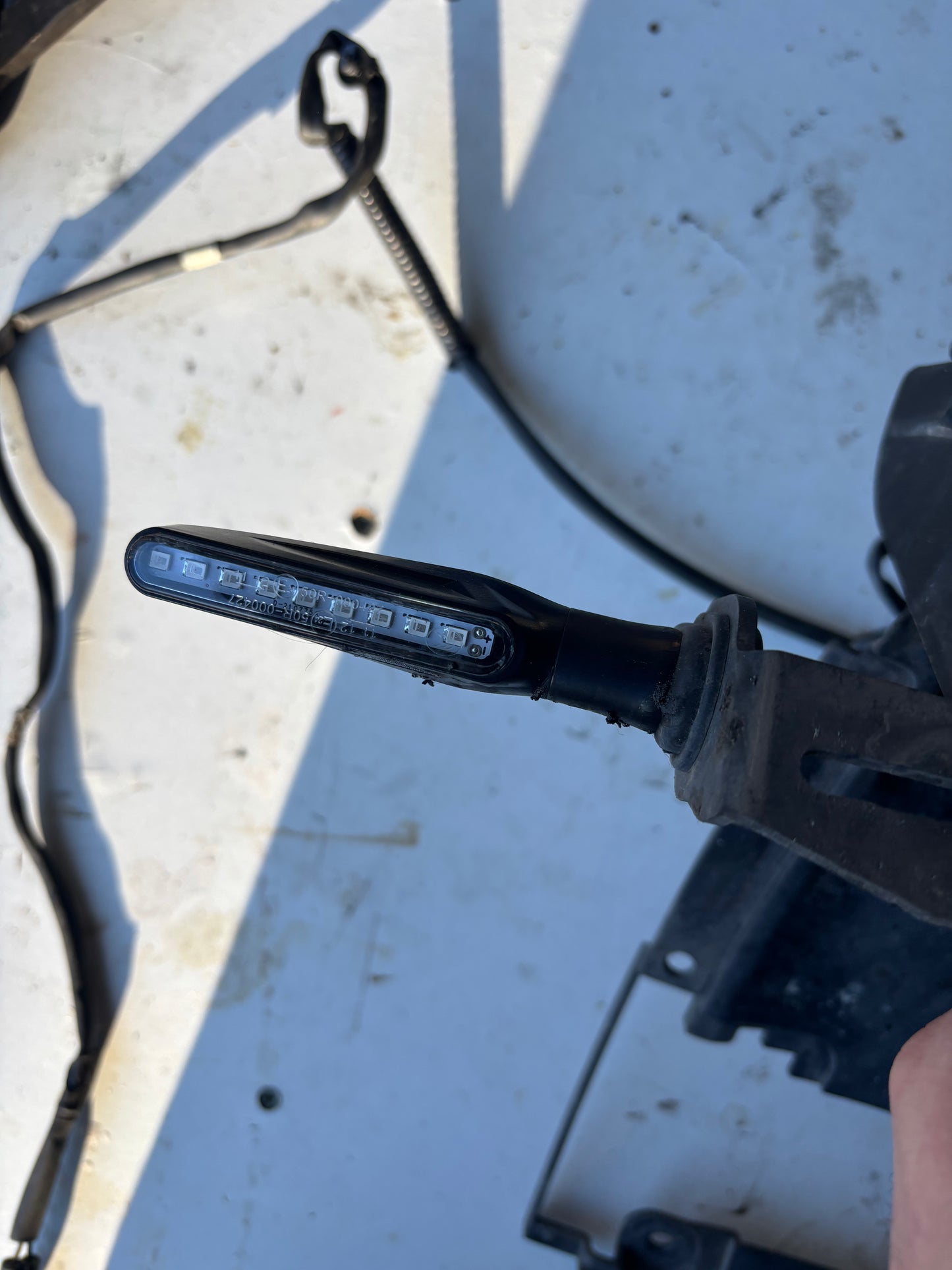 Support plaque court immatriculation yamaha mt 09 mt-09 sp 2017- 2020