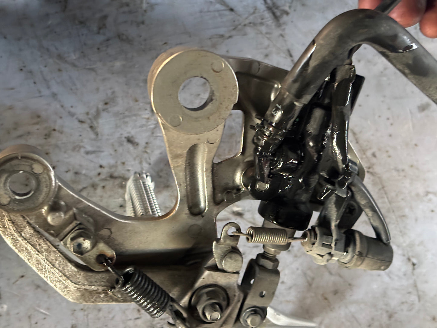 Platine conducteur droite de frein complète Yamaha MT 09 2013/2020