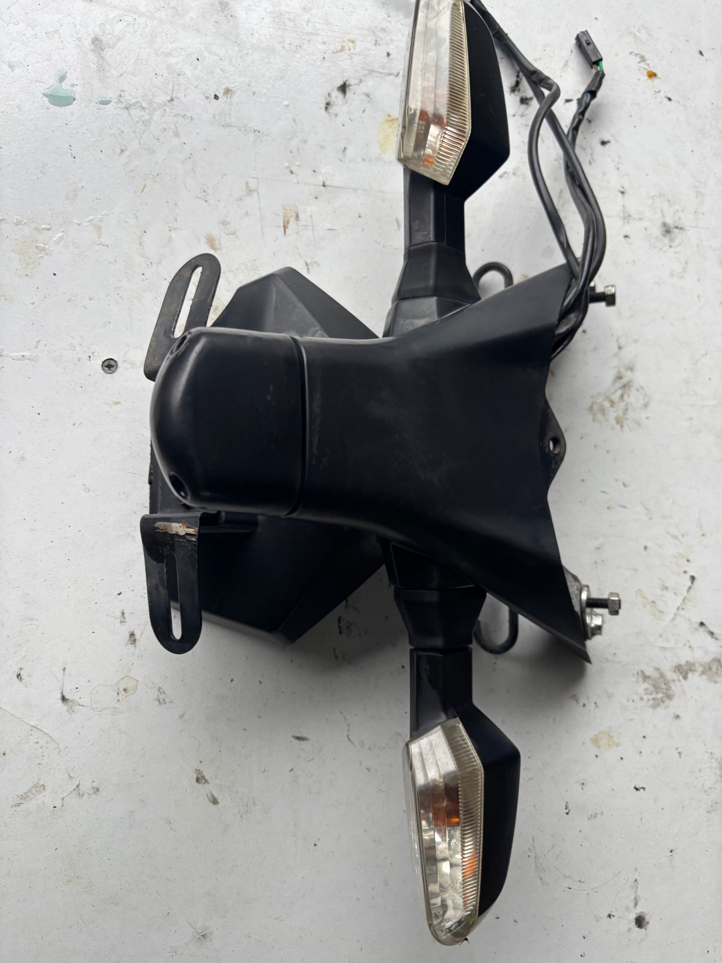 Garde boue support plaque immatriculation Kawasaki Er6F er6n 2009/2011