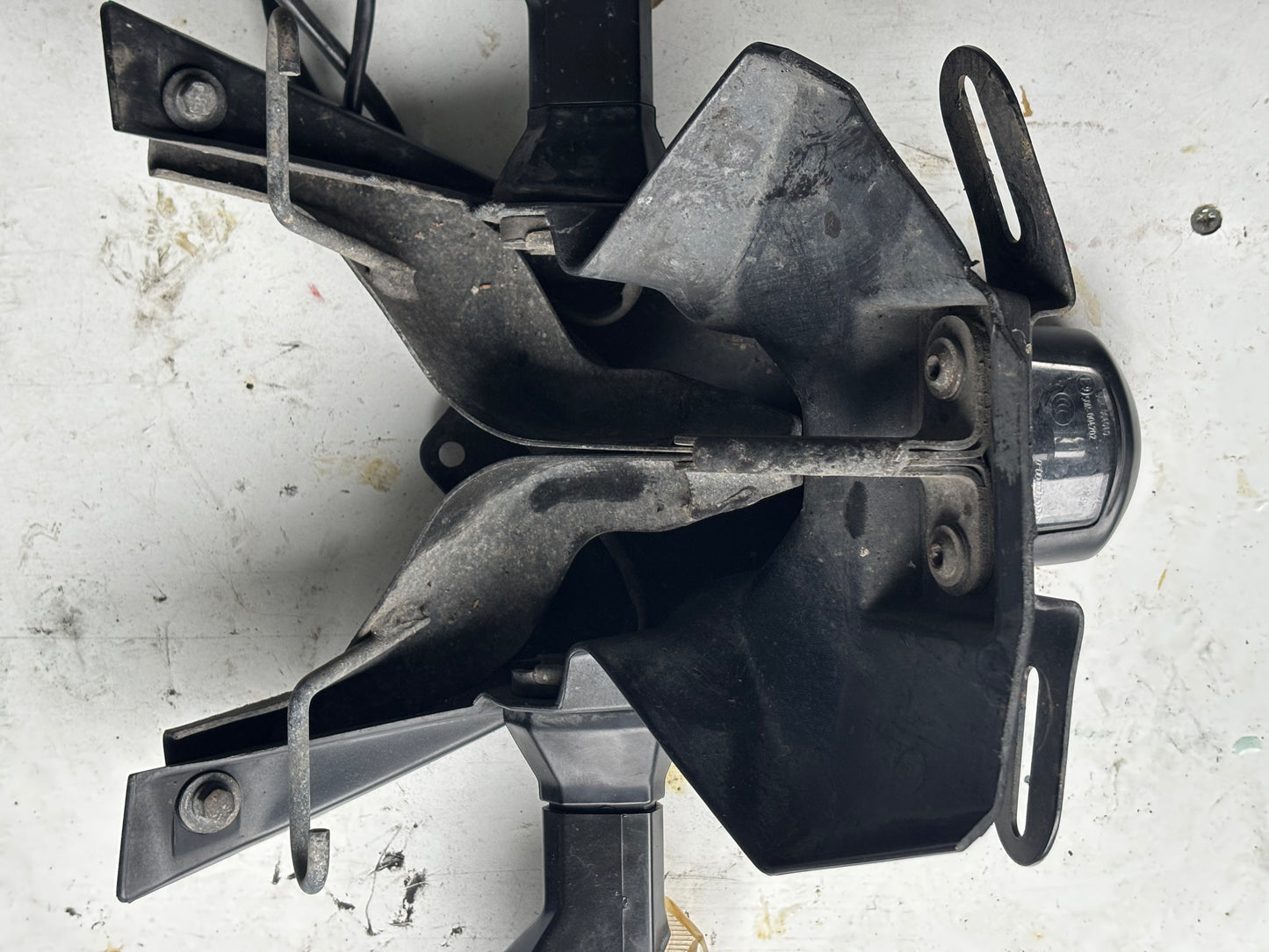 Garde boue support plaque immatriculation Kawasaki Er6F er6n 2009/2011