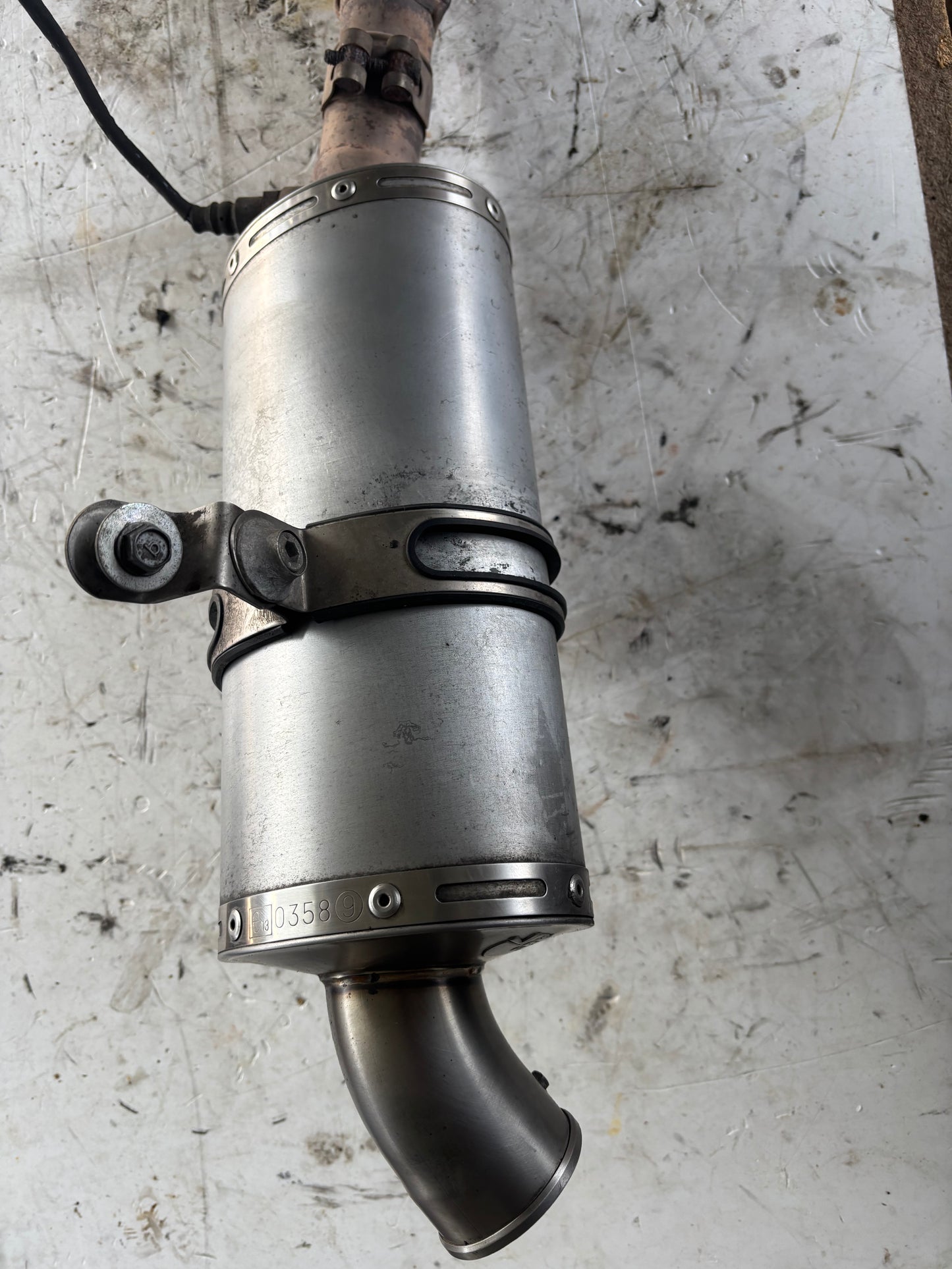 Ligne échappement avec silencieux Leovince SBK Kawasaki Er6n er6f 2005/2011