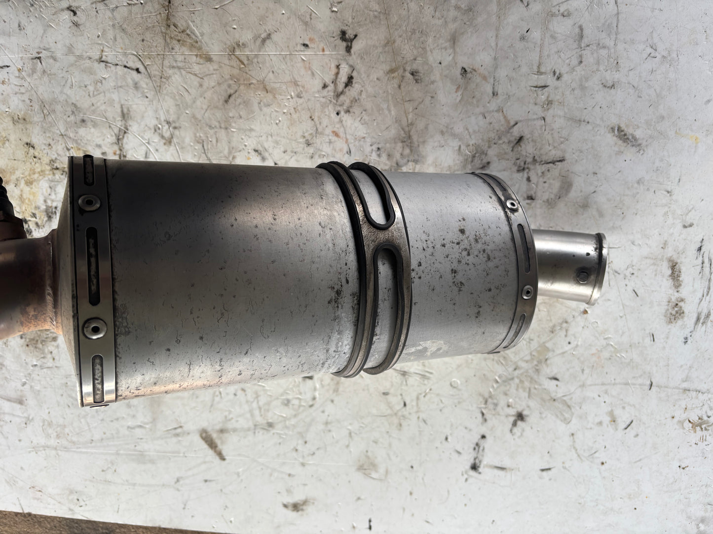 Ligne échappement avec silencieux Leovince SBK Kawasaki Er6n er6f 2005/2011