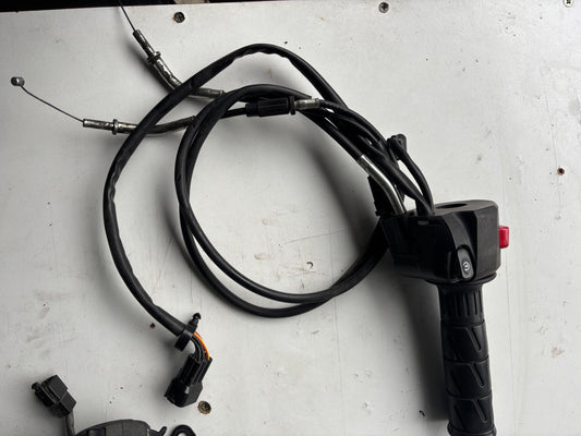 Poignée gaz accélérateur tirage rapide Kawasaki Er6F 2009/2011