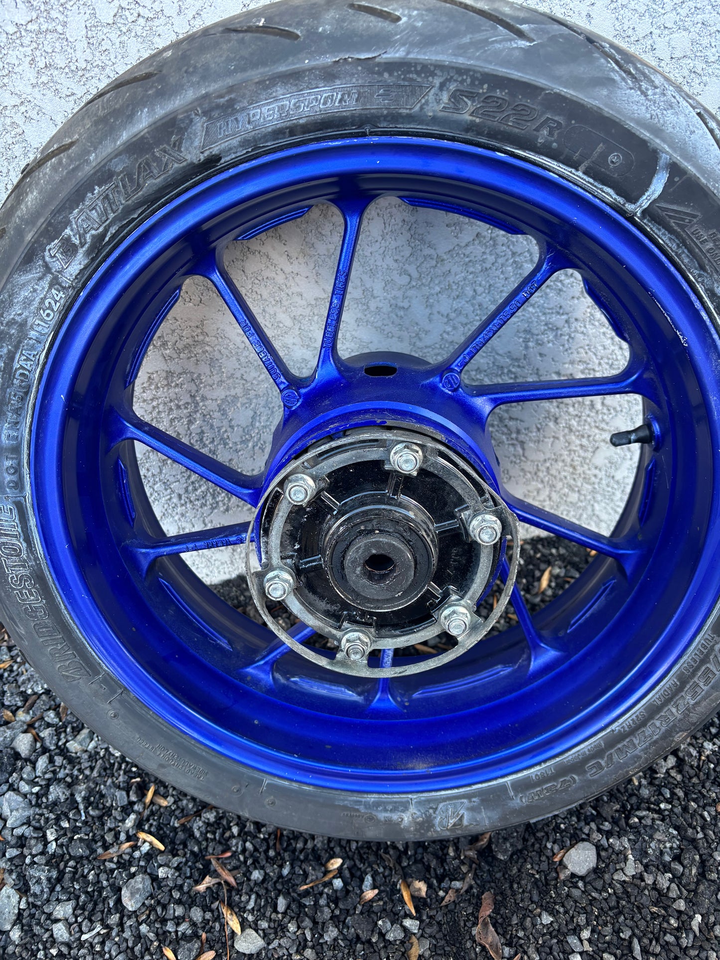 Roue jante arrière ABS Yamaha mt 07  tracer 700 2014-2024