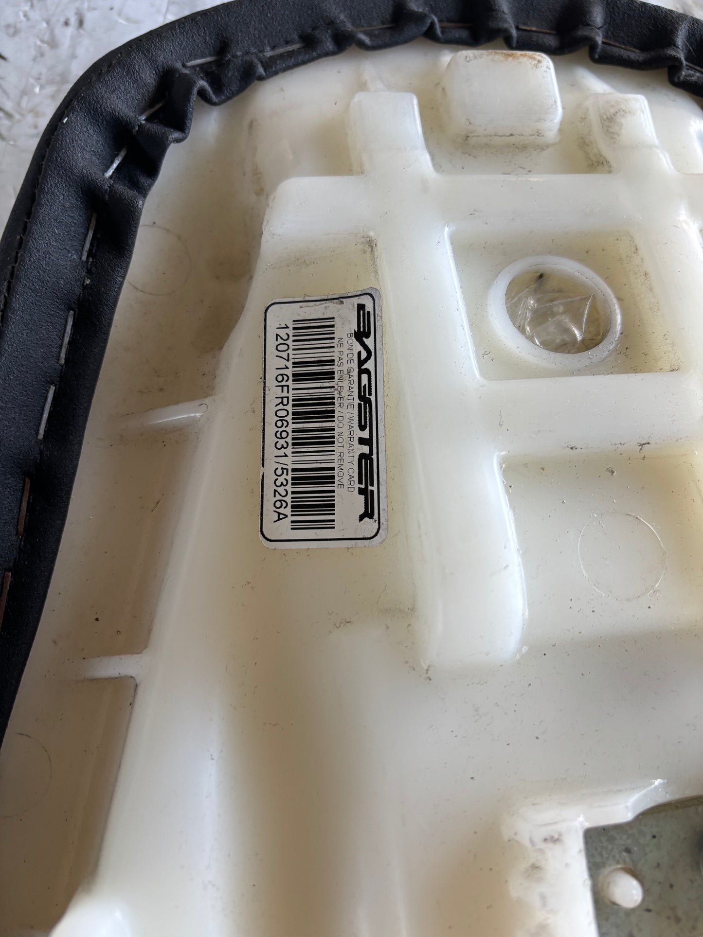 Selle confort bagster Kawasaki Er6n 2009/2011