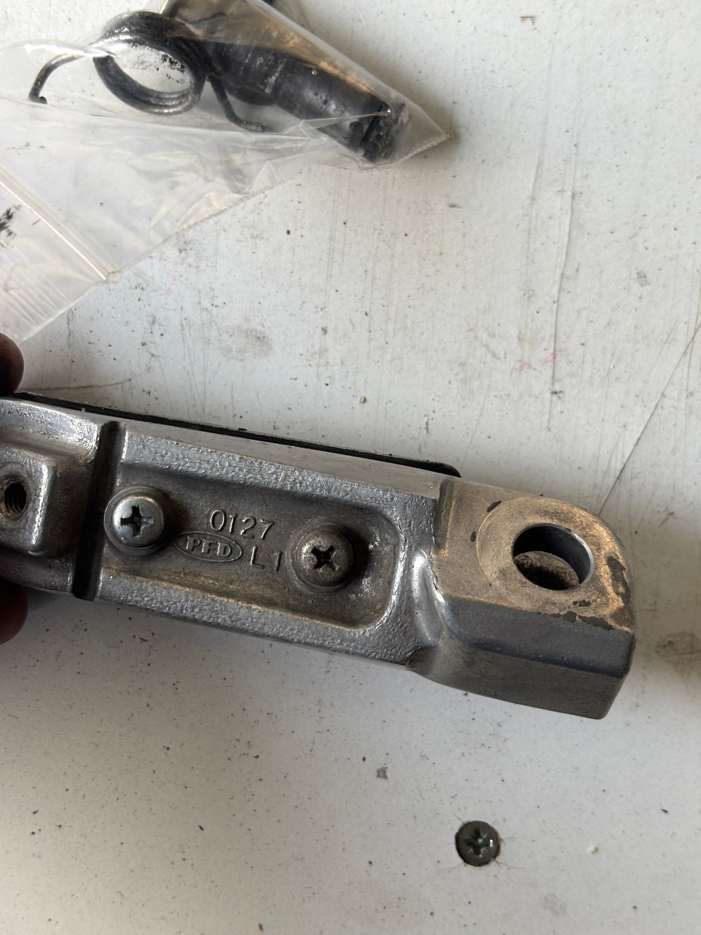 Repose cale pied avant gauche kawasaki er6n er6f 2009/2016