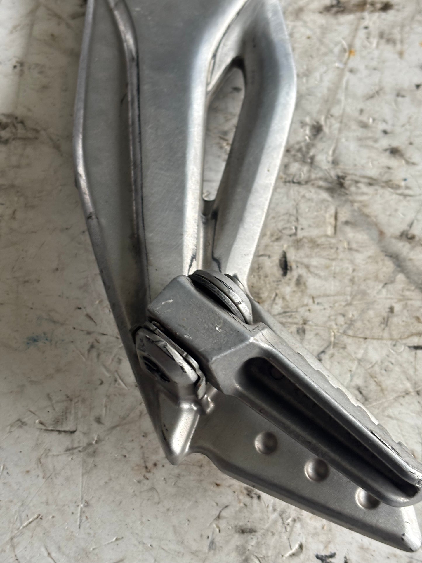 Platine repose cale pied gauche kawasaki er6n er6f 2005/2008