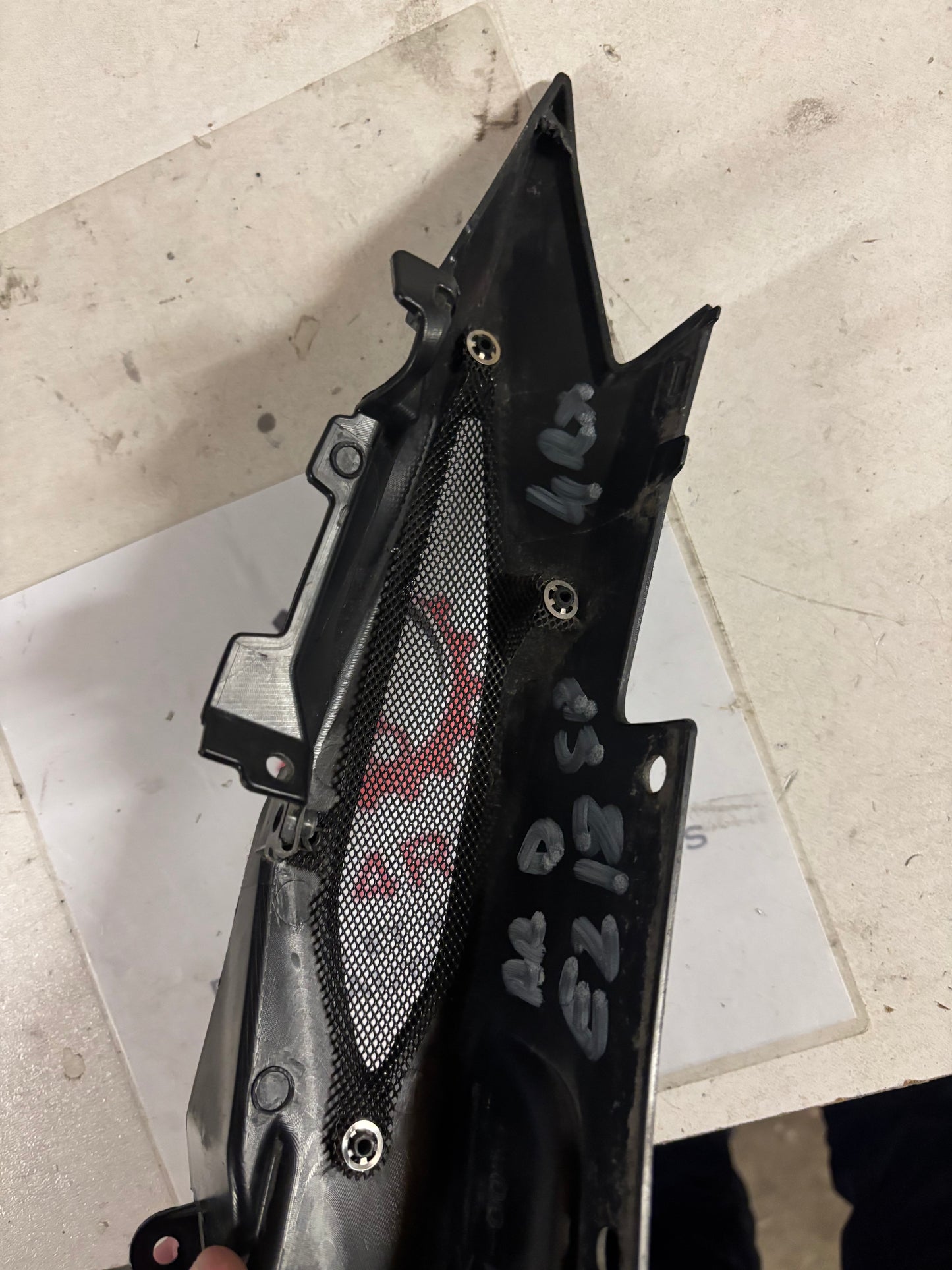 Carénage cache latérale coque arrière droit Yamaha mt09 2017/2020