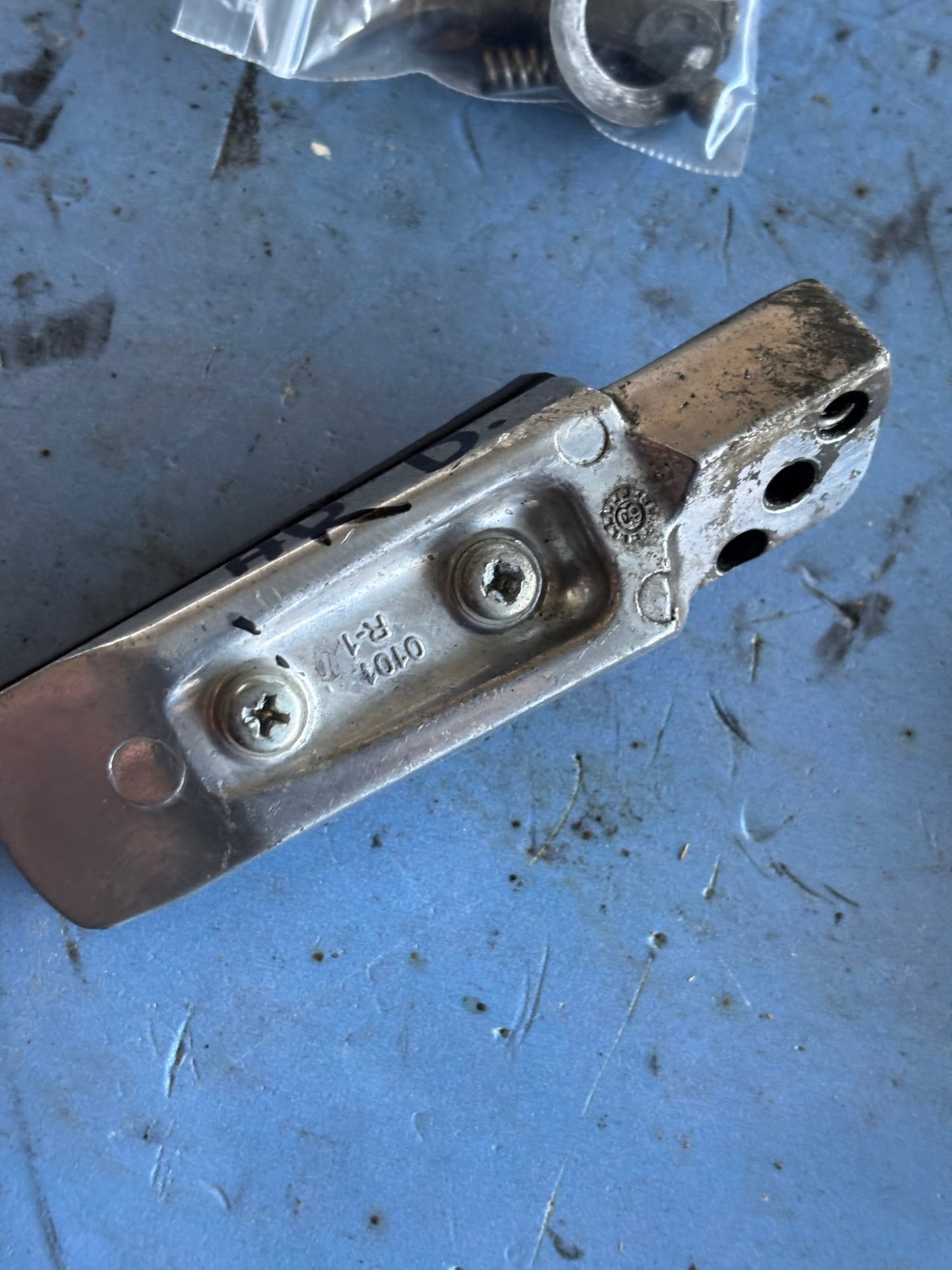 Repose cale pied arrière droit kawasaki er6n er6f 2009/2016