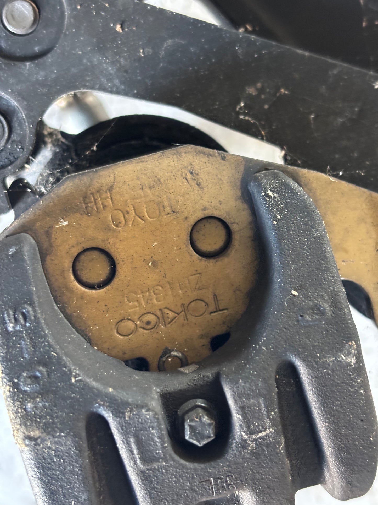 Bremssattel und Bremsscheibe hinten Kawasaki Er6n Er6f