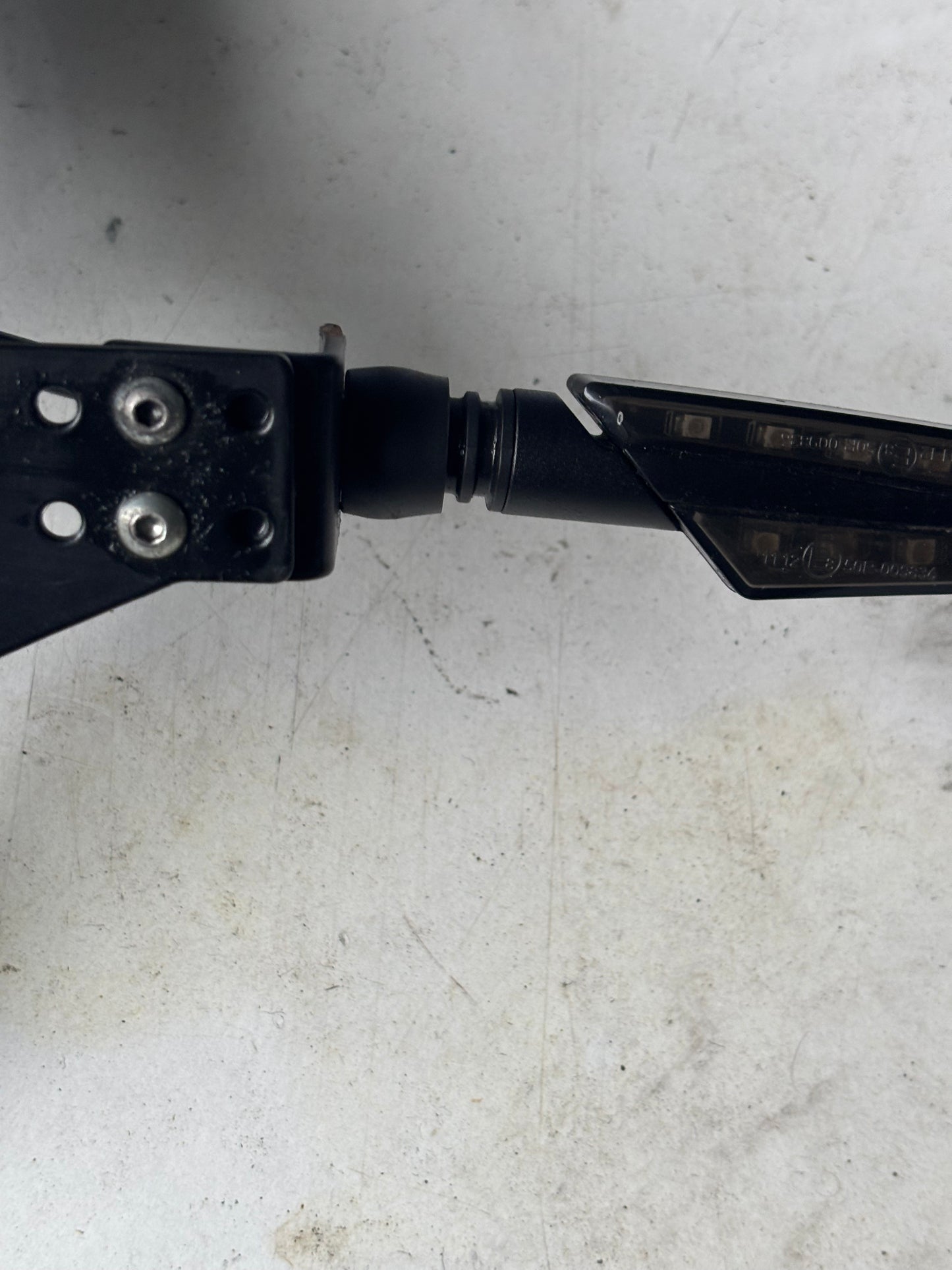 Support de plaque immatriculation court  Yamaha mt07 2014 à 2020