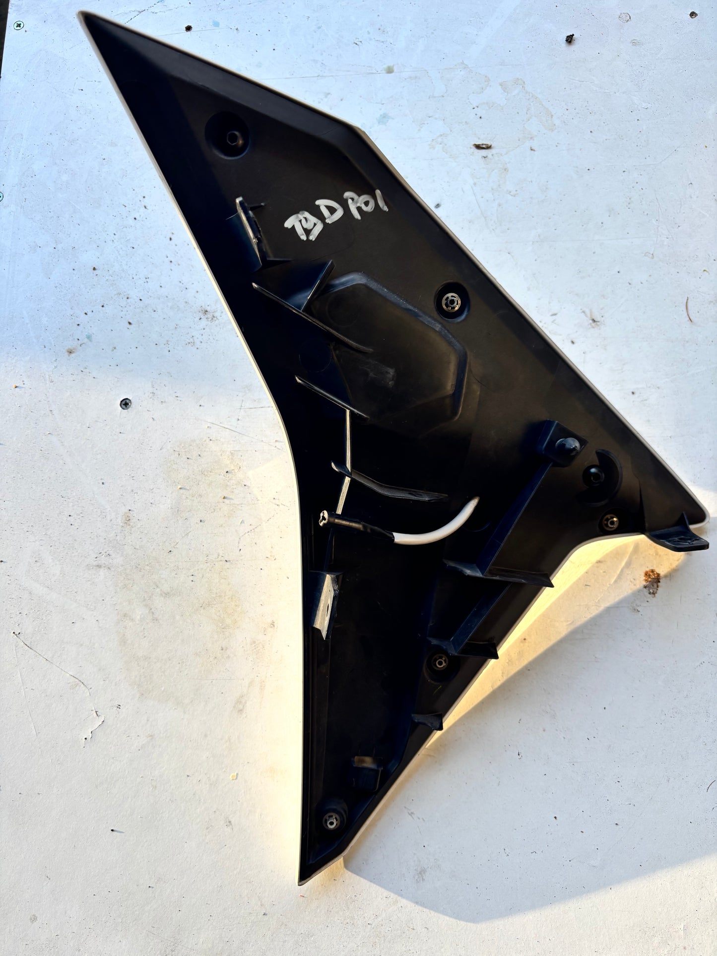 Flanc carénage écope support clignotant droit yamaha tracer 900 2015/2017