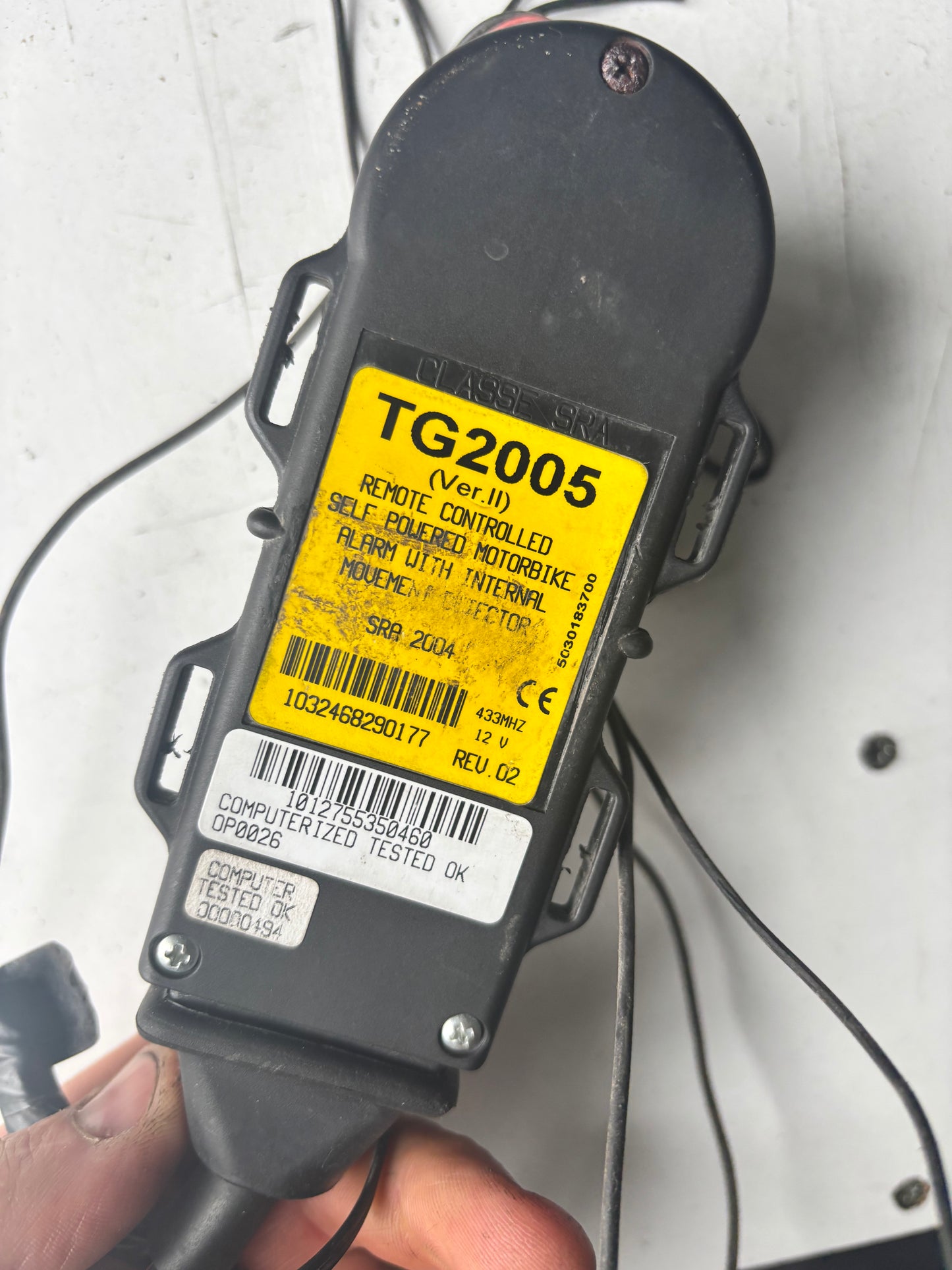 Alarme techno globe TC2005 Kawasaki Er6n Er6F 2009/2011