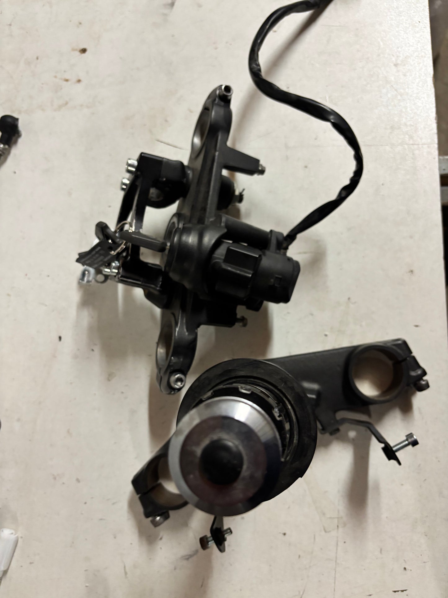 Té fourche inférieur et supérieur Kawasaki Er6n 2009/2011