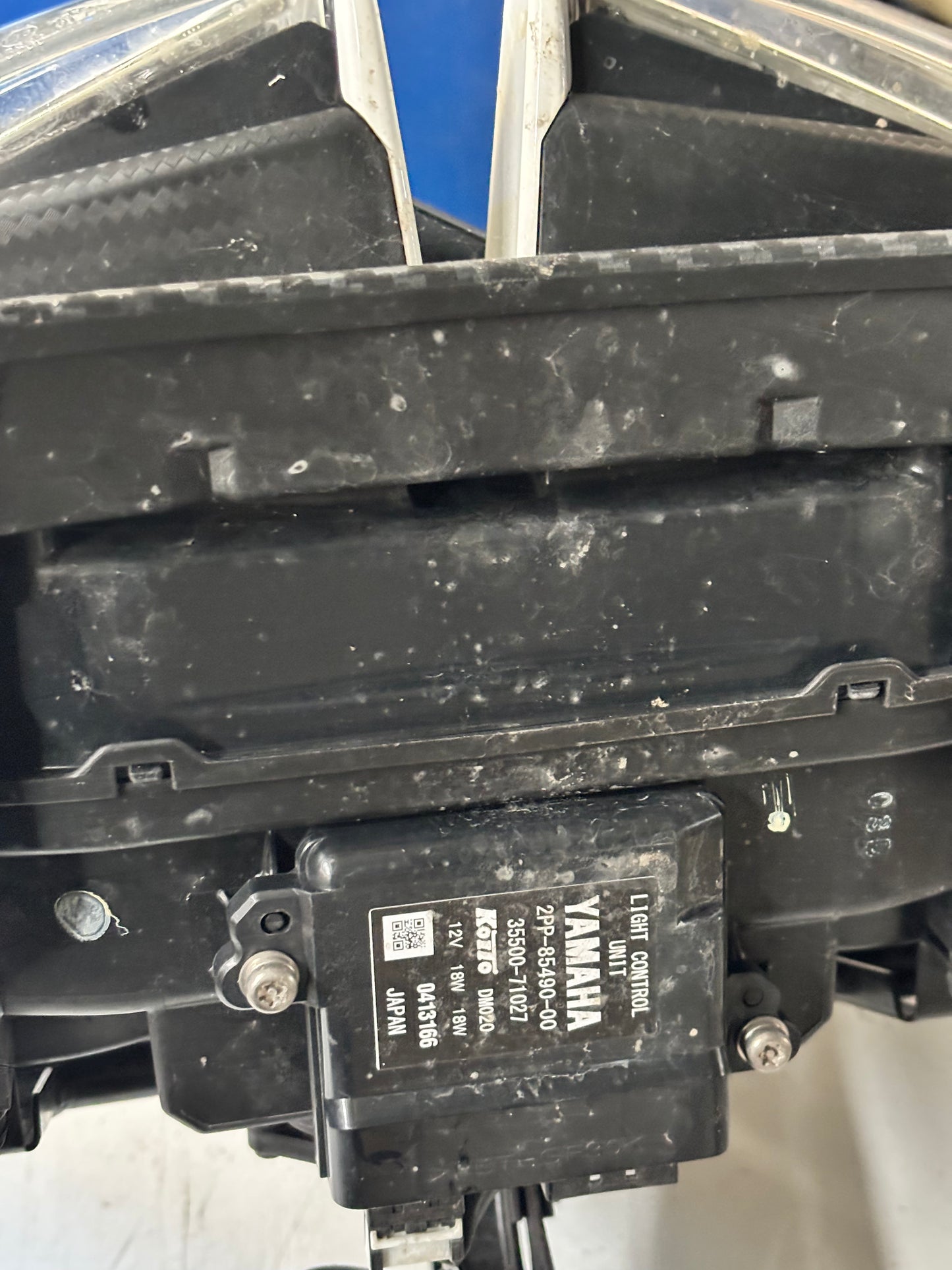 Tête de fourche araignée optique phare Yamaha tracer 900 2015 à 2017