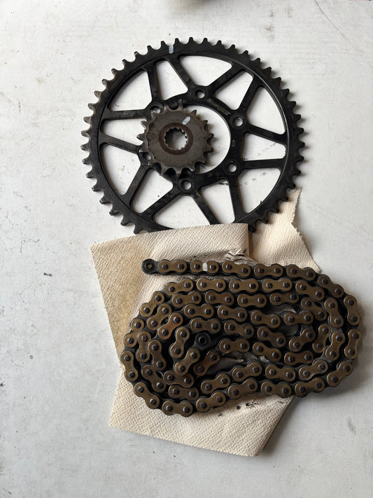 Kit chaîne Kawasaki Er6n er6f 1