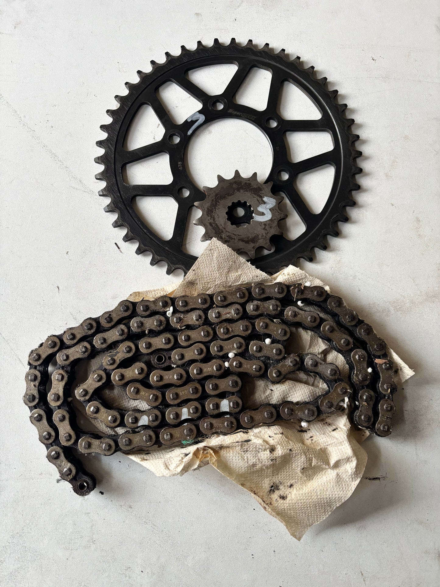 Kit chaîne Kawasaki Er6n er6f 3