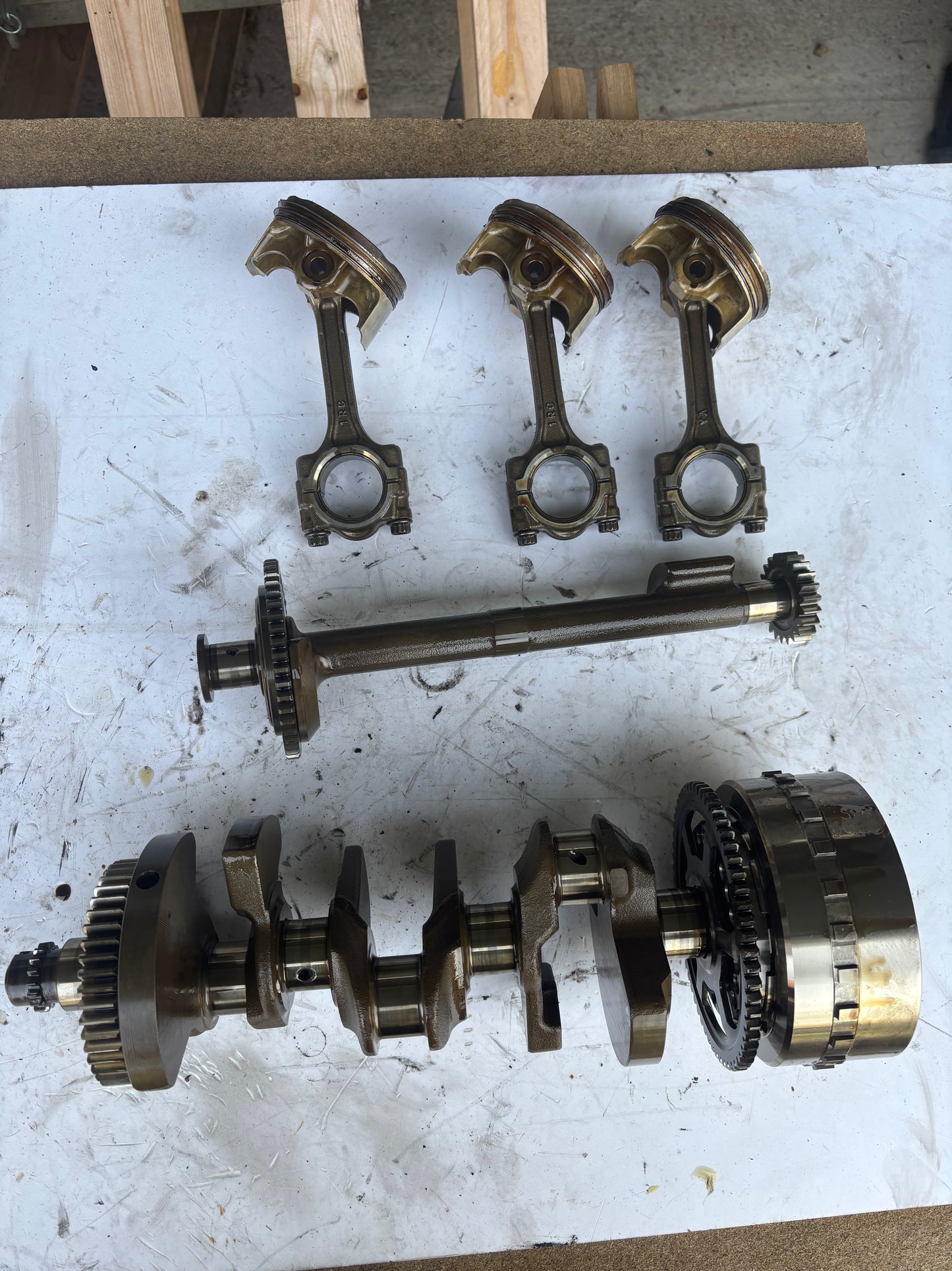 Ensemble vilebrequin piston bielle yamaha mt 09 2013-2020