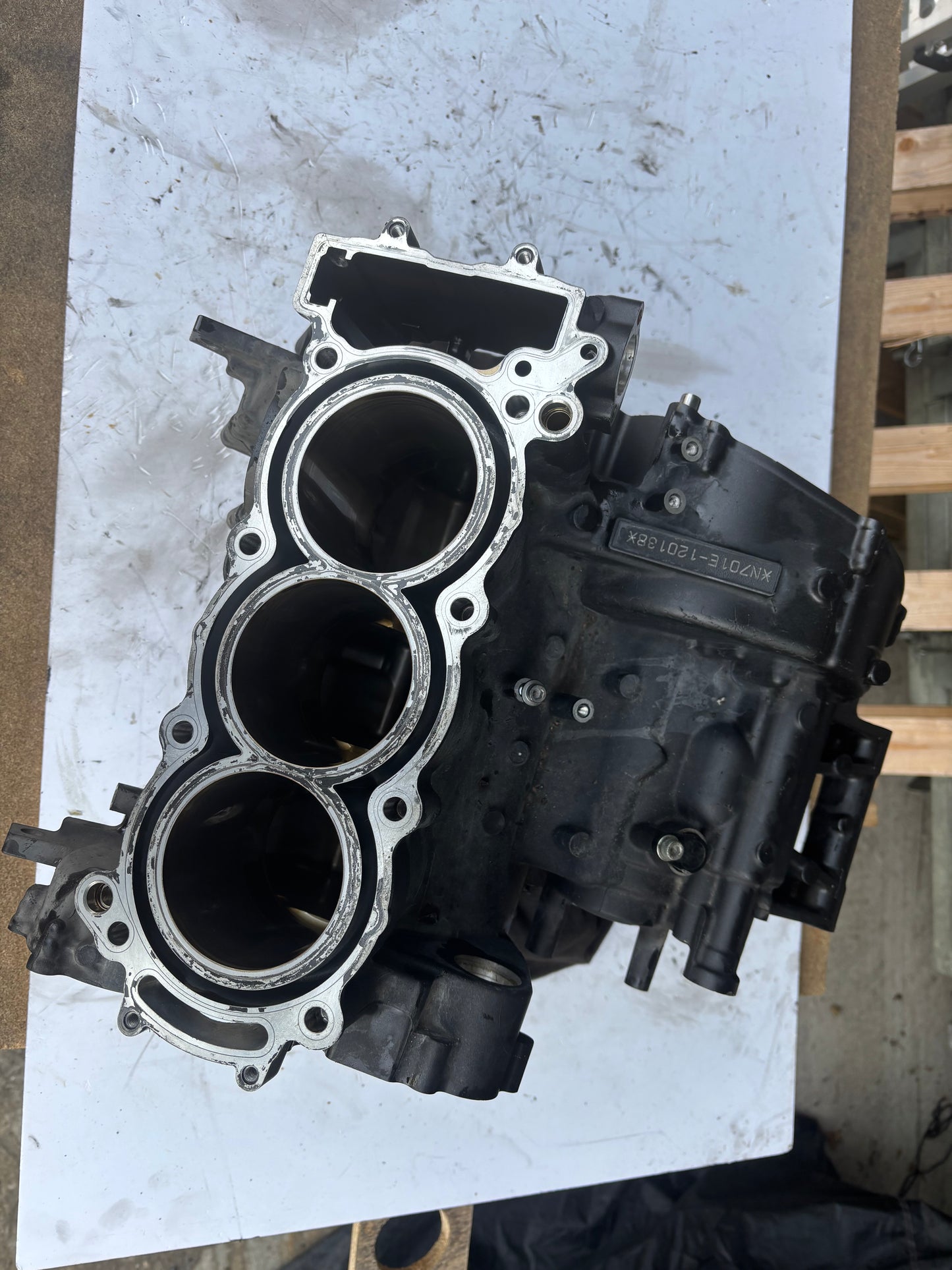 Unterer Motorkurbelgehäuse-Zylinderblock Yamaha MT 09 2017-2020