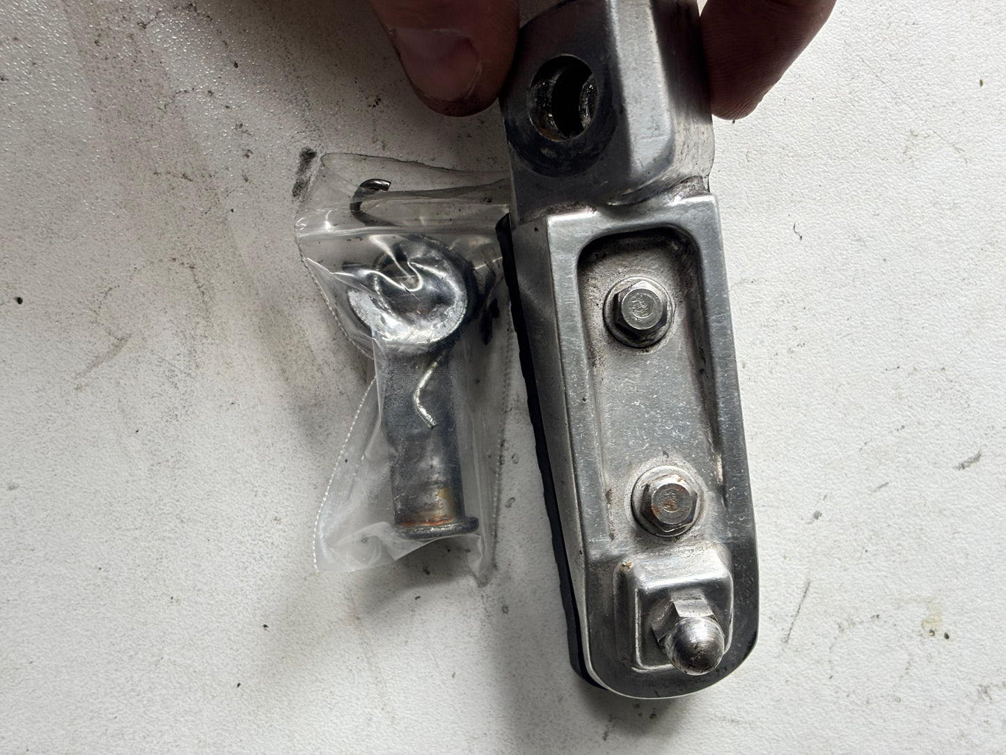 Repose cale pied avant conducteur gauche kawasaki er6n er6f 2009-2016