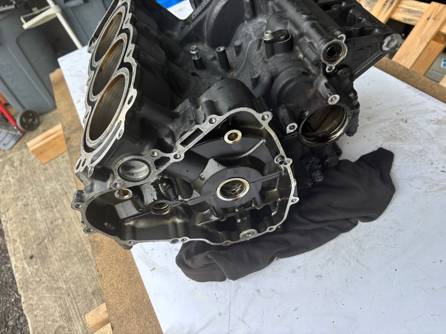 Unterer Motorkurbelgehäuse-Zylinderblock Yamaha MT 09 2017-2020