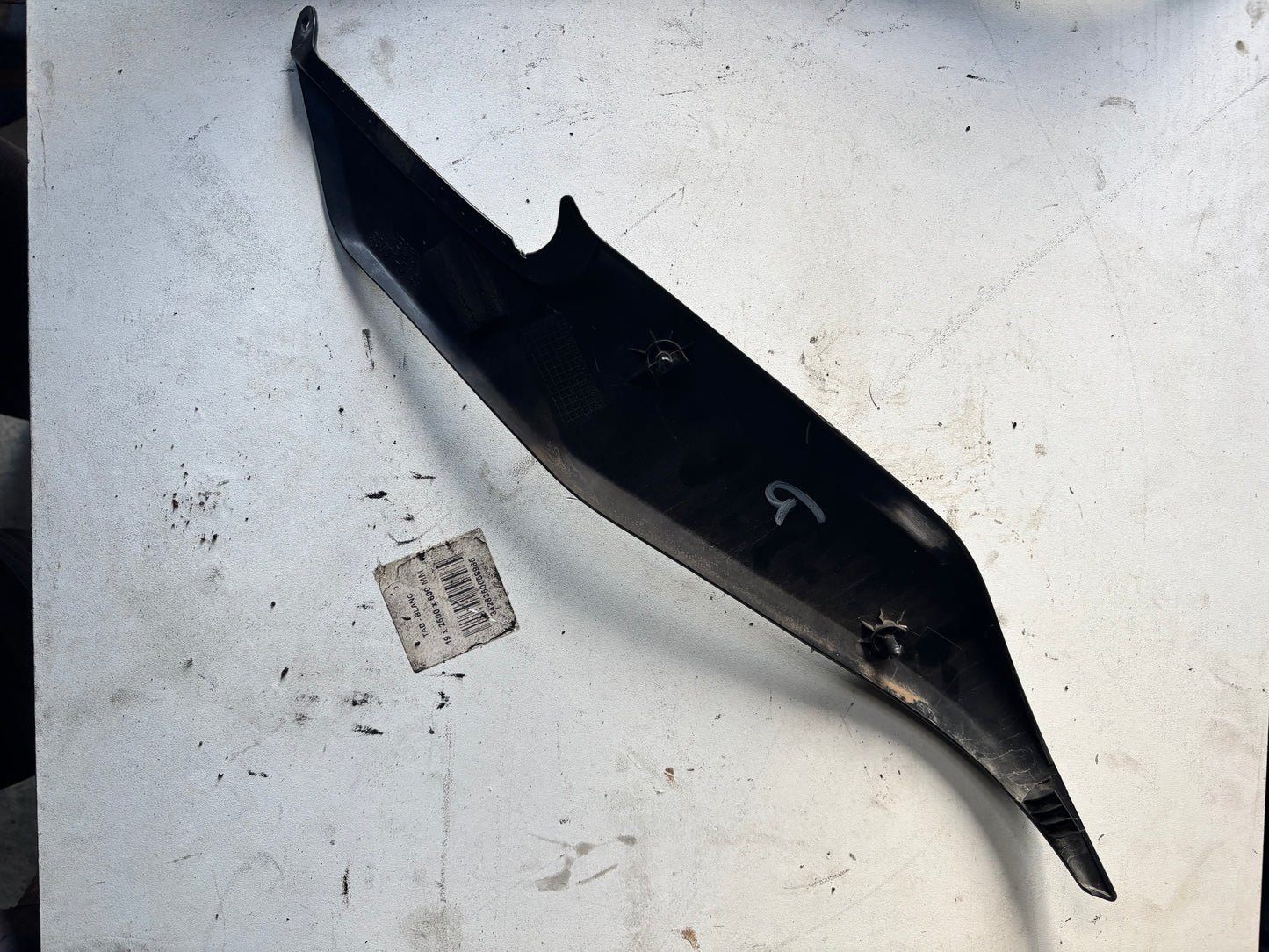 Carénage latéral gauche protection réservoir  Kawasaki Er6n er6f 2009/2011