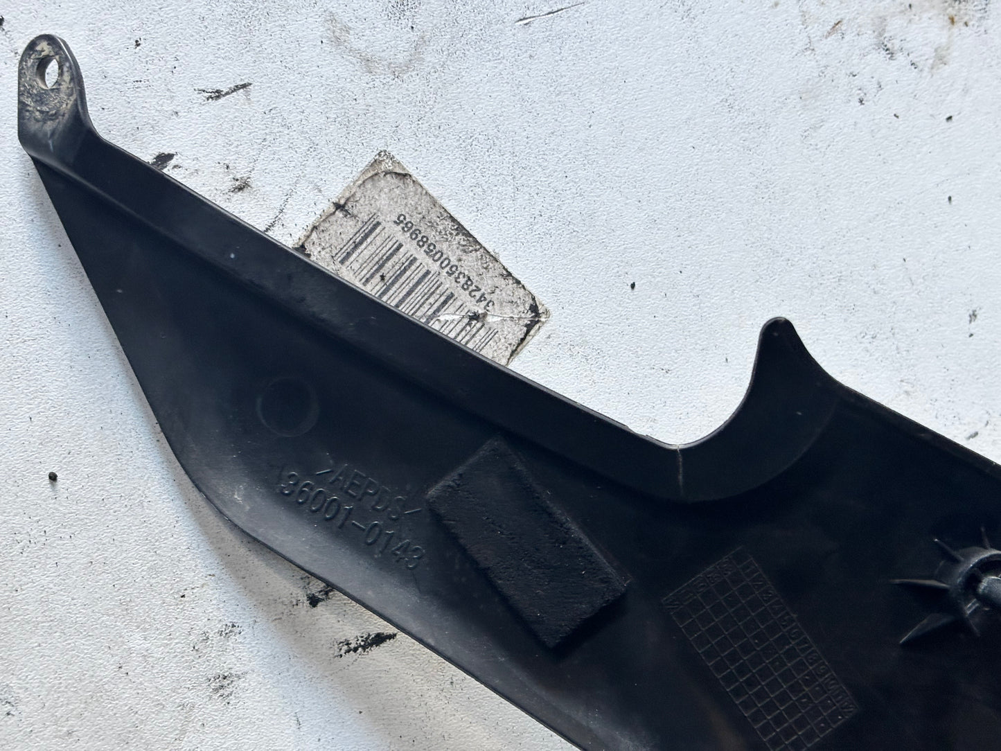 Carénage latéral gauche protection réservoir  Kawasaki Er6n er6f 2009/2011
