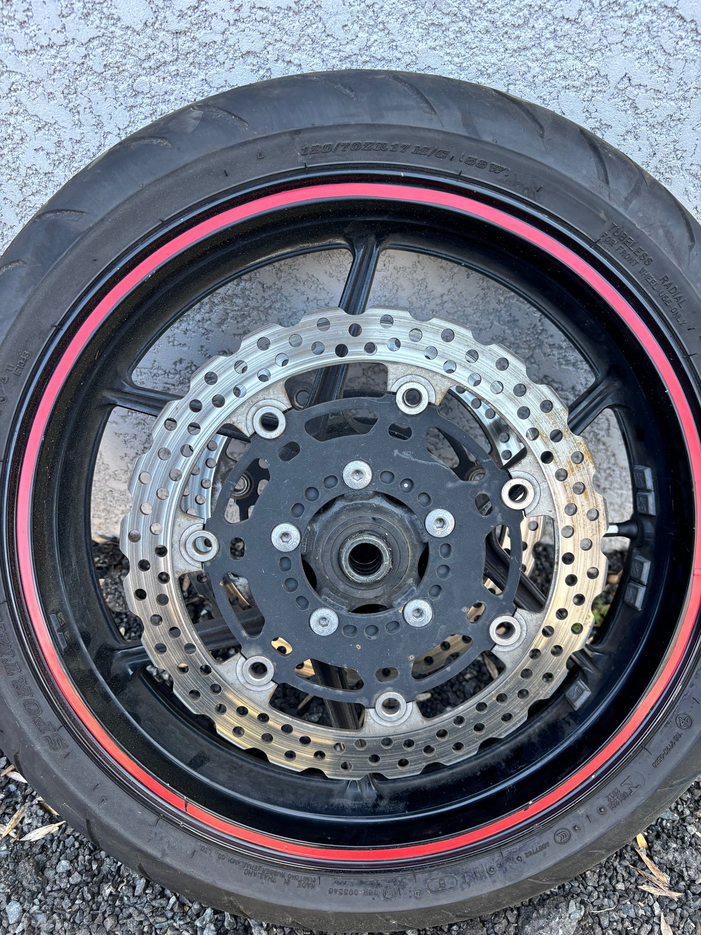 Roue avant et arrière Kawasaki Er6 2012/2016