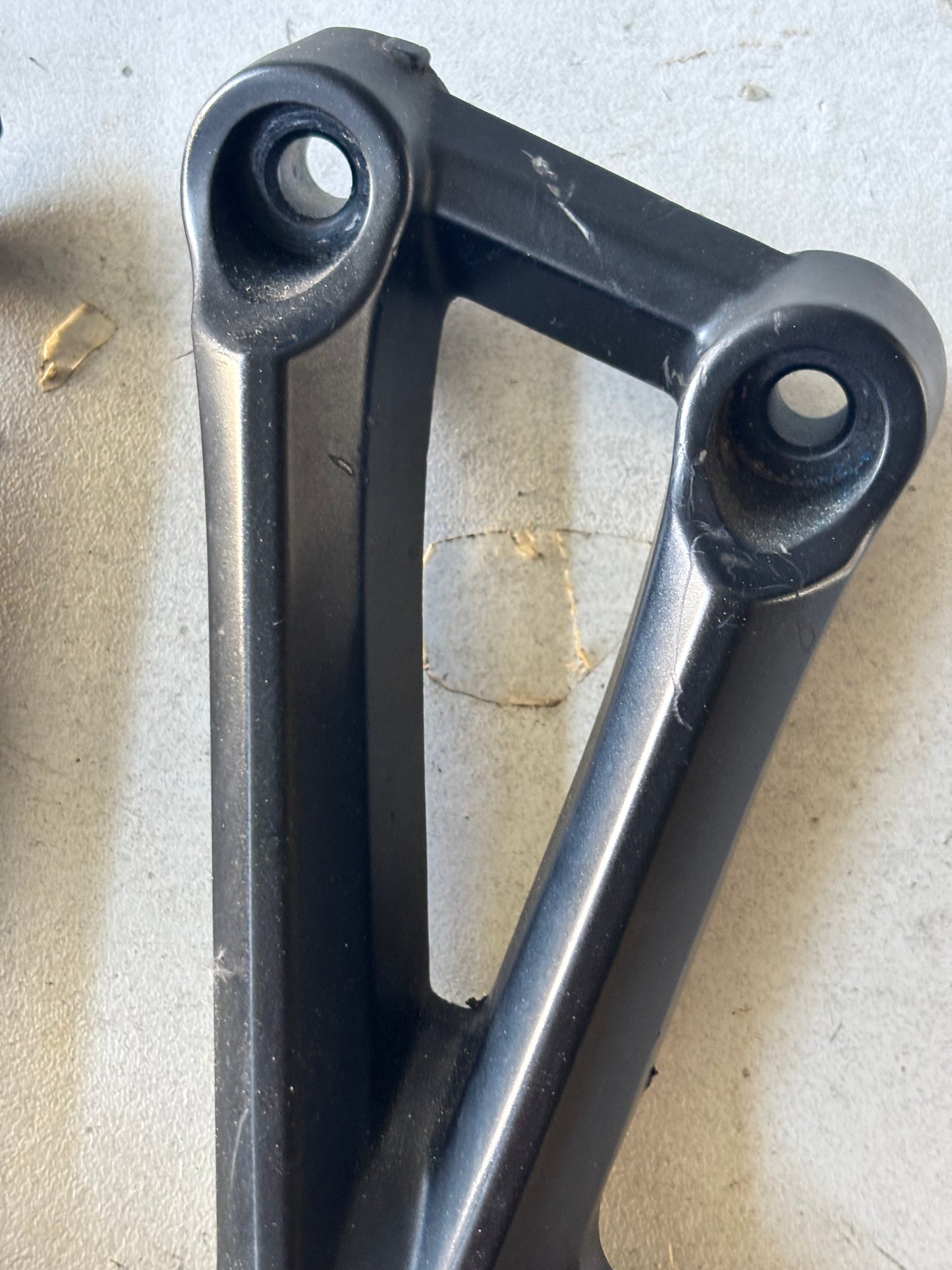 Paire platine cale pied arrière Yamaha mt09 2013/2020