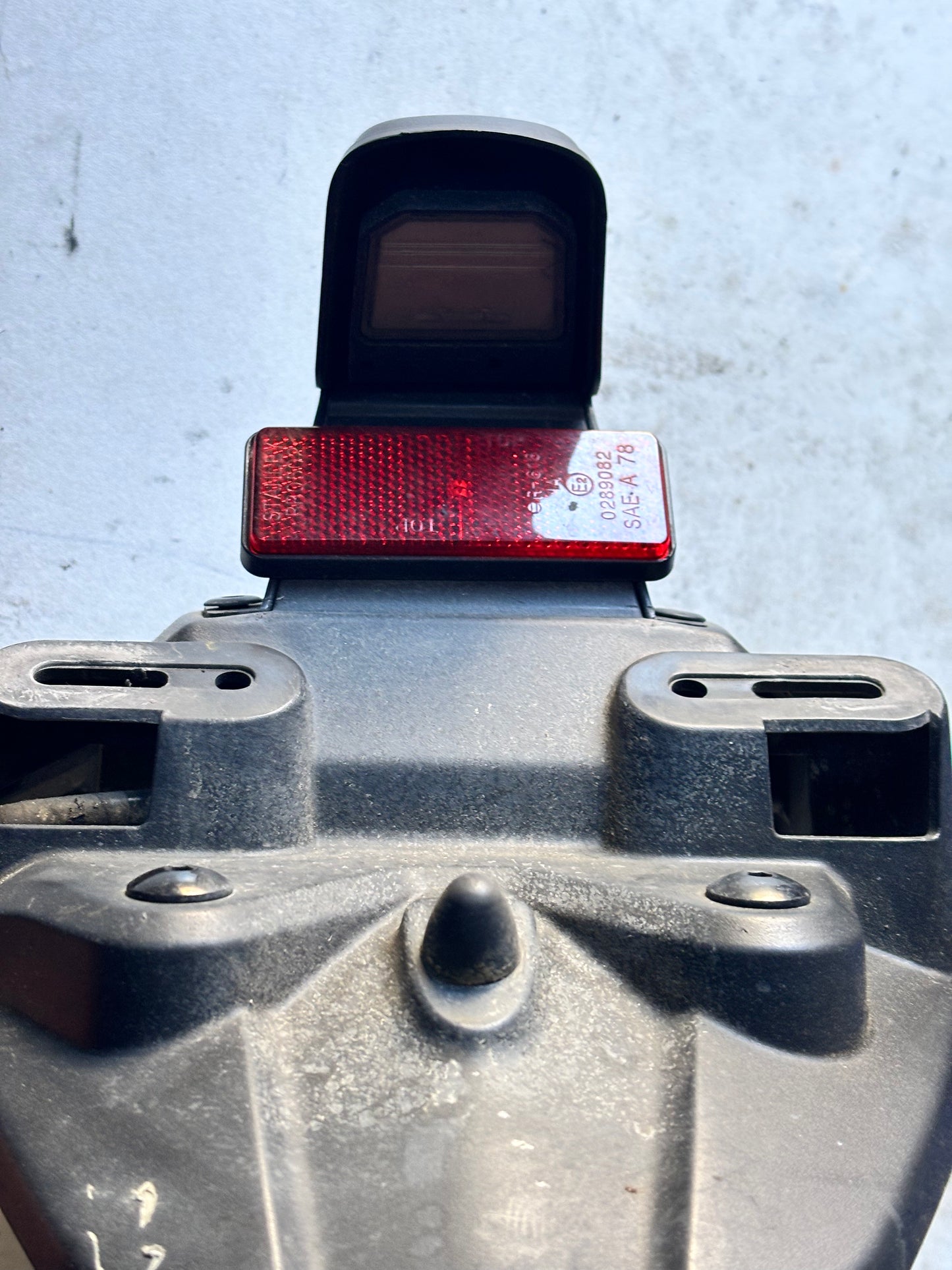 Support plaque immatriculation yamaha mt09 2017/2020