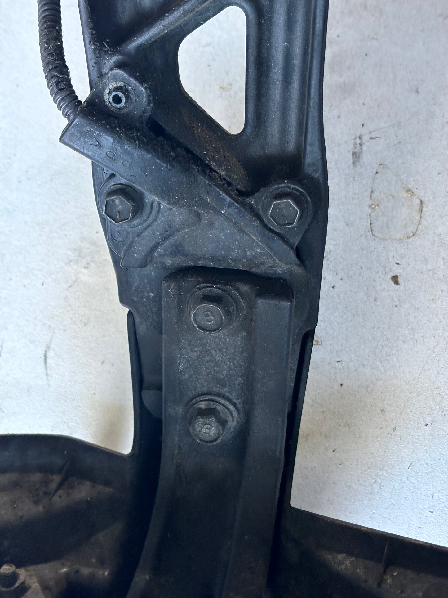 Support plaque immatriculation yamaha mt09 2017/2020