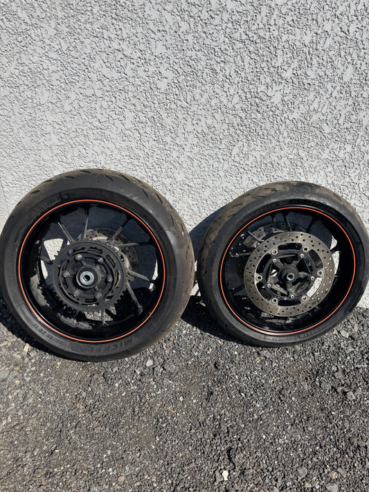 Roue jante disque avant arrière sans abs Yamaha mt09 2013-2016