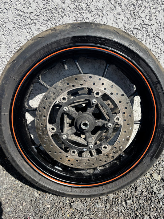 Roue jante disque avant arrière sans abs Yamaha mt09 2013-2016